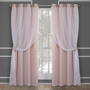 Exclusive Home Catarina Layered Solid Room Darkening